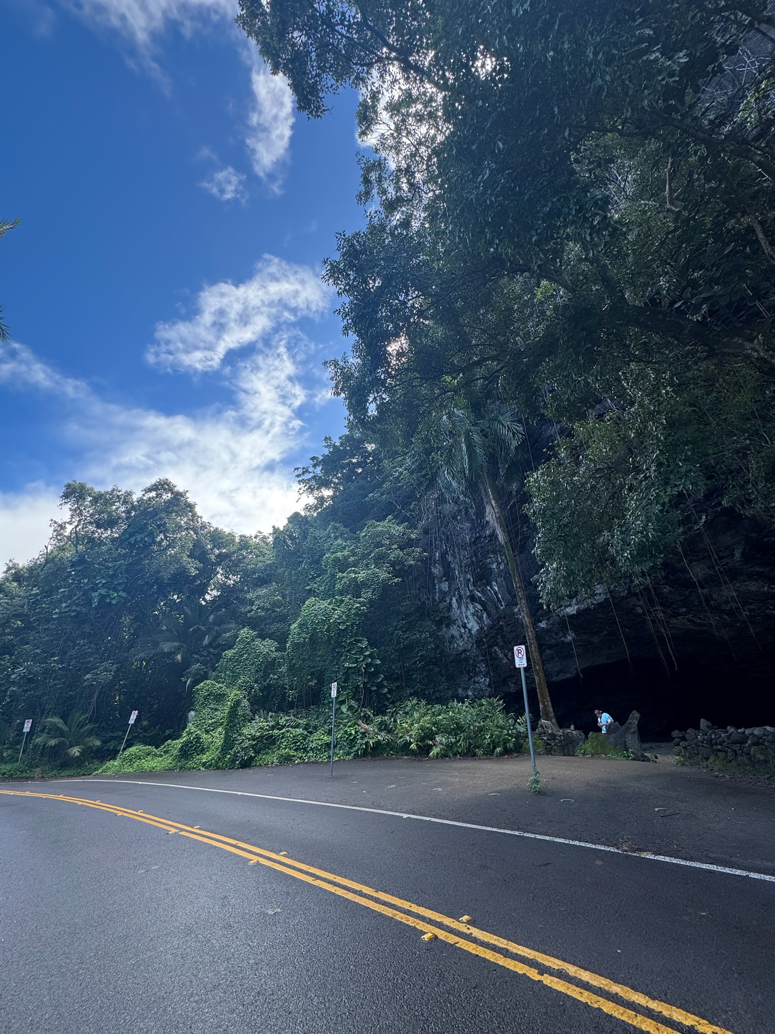 Hā’ena - Tunnel’s Beach, where a beautiful beach meets towering cliffs and a deep, dark cave.